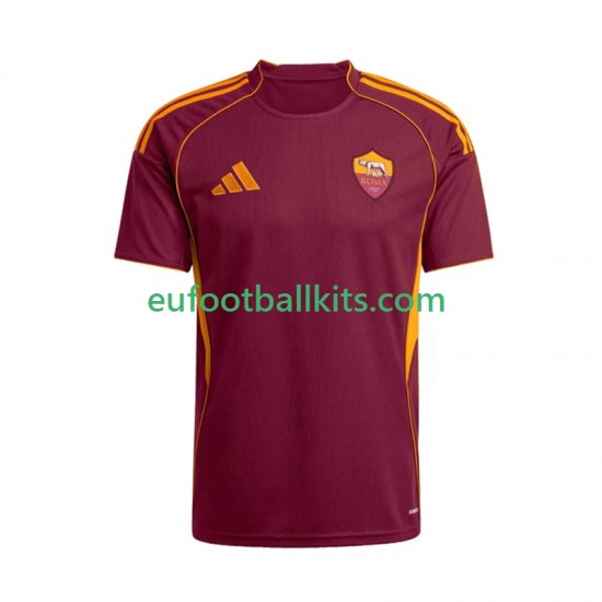 AS Roma Home Football Shirts 2025-2026 Men LS