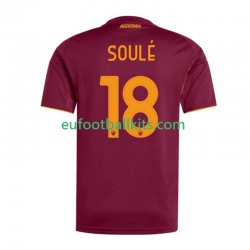 AS Roma Soule 18 Home Football Shirts 2025-2026 Men LS