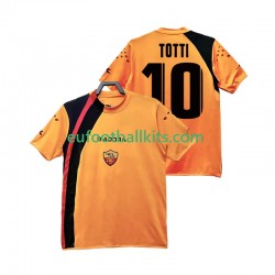 AS Roma TOTTI 10 Retro Home Football Shirts 2005 2006 Men LS