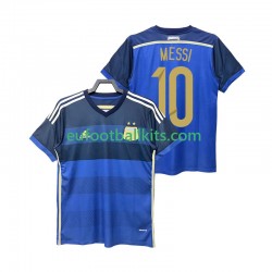 Argentina Lionel Messi 10 Retro Away Football Shirts 2014 Men LS