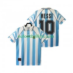 Argentina Lionel Messi 10 Retro Home Football Shirts 1996 1997 Men LS