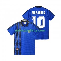 Argentina MARADONA 10 Retro Away Football Shirts 1994 Men LS