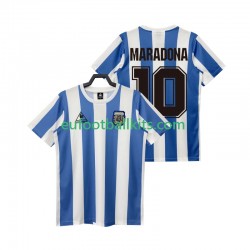 Argentina MARADONA 10 Retro Home Football Shirts 1986 Men LS