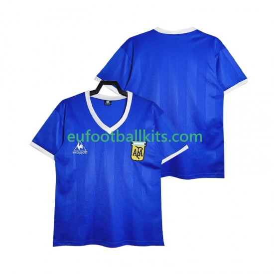 Argentina Retro Away Football Shirts 1986 Men LS