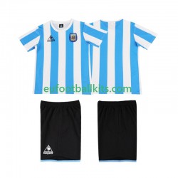 Argentina Retro Home Football Shirts 1986 Kids LS