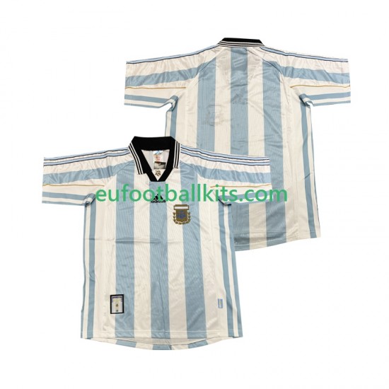 Argentina Retro Home Football Shirts 1998 Men LS