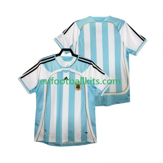 Argentina Retro Home Football Shirts 2014 Men LS