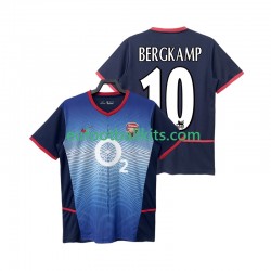 Arsenal BERGKAMP 10 Retro Away Football Shirts 2002 2004 Men LS