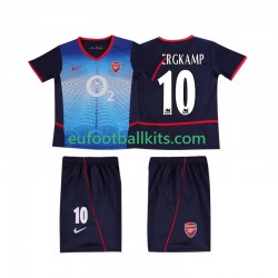 Arsenal BERGKAMP 10 Retro Away Football Shirts 2002 2004 Kids LS