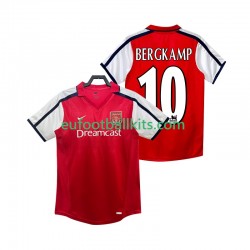 Arsenal BERGKAMP 10 Retro Home Football Shirts 2001 2002 Men LS