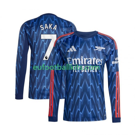 Arsenal Bukayo Saka 7 Away Football Shirts 2025-2026 Men SS