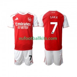Arsenal Bukayo Saka 7 Home Football Shirts 2025-2026 Kids LS