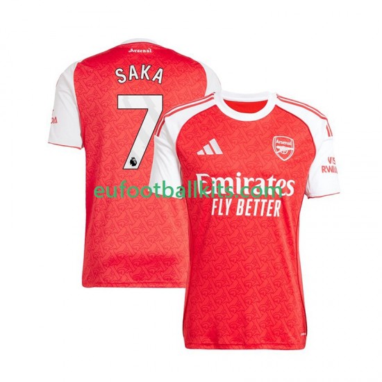 Arsenal Bukayo Saka 7 Home Football Shirts 2025-2026 Men LS