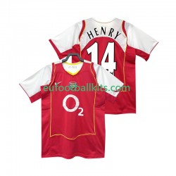 Arsenal Henry 14 Retro Home Football Shirts 2004 2005 Men LS