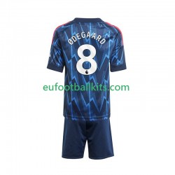 Arsenal Martin Odegaard 8 Away Football Shirts 2025-2026 Kids LS