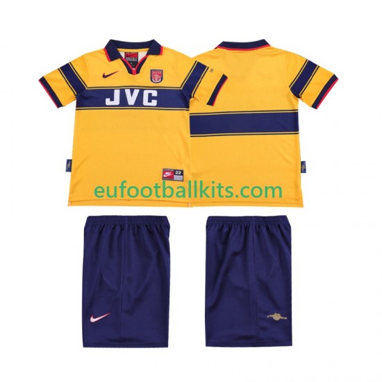 Arsenal Retro Away Football Shirts 1997 1999 Kids LS