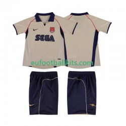 Arsenal Retro Away Football Shirts 2001 2002 Kids LS