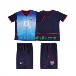 Arsenal Retro Away Football Shirts 2002 2004 Kids LS