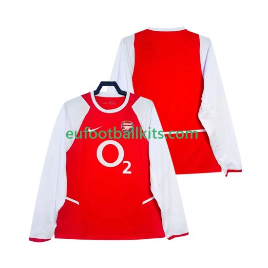 Arsenal Retro Home Football Shirts 2002 2003 Men SS