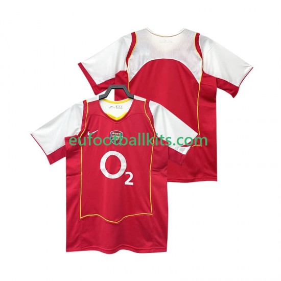 Arsenal Retro Home Football Shirts 2004 2005 Men LS