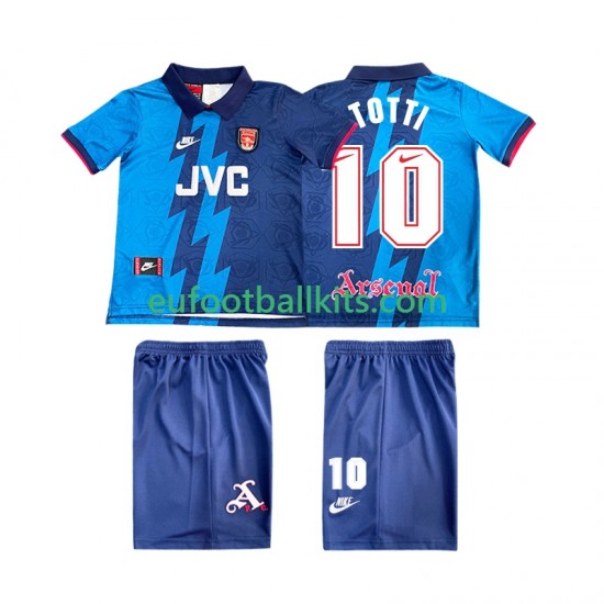 Arsenal TOTTI 10 Retro Away Football Shirts 1995 1996 Kids LS