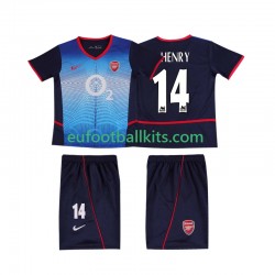 Arsenal Thierry Henry 14 Retro Away Football Shirts 2002 2004 Kids LS