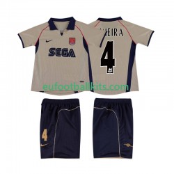 Arsenal VIEIRA 4 Retro Away Football Shirts 2001 2002 Kids LS