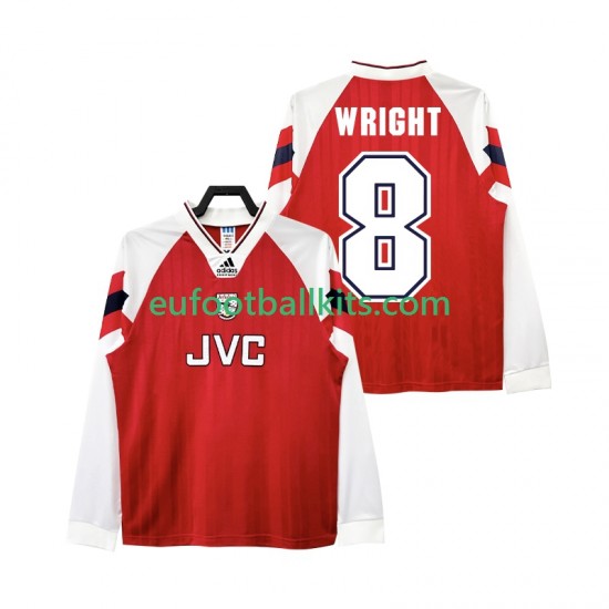 Arsenal WRIGHT 8 Retro Home Football Shirts 192 1994 Men SS