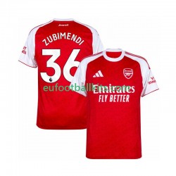 Arsenal Zubimendi 36 Home Football Shirts 2025-2026 Men LS