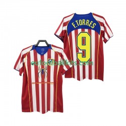 Atletico Madrid F TORRES 9 Retro Home Football Shirts 2004 2005 Men LS
