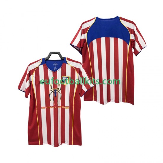 Atletico Madrid Retro Home Football Shirts 2004 2005 Men LS
