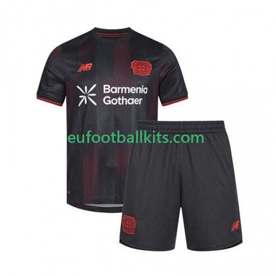Bayer 04 Leverkusen Home Football Shirts 2025-2026 Kids LS