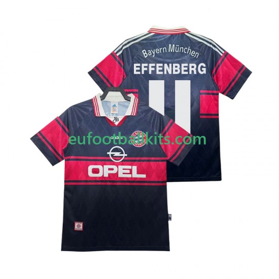 Bayern Munich Effenberg 11 Retro Home Football Shirts 1997 1999 Men LS