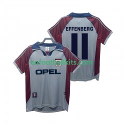 Bayern Munich Effenberg 11 Retro Third Football Shirts 1998 1999 Men LS