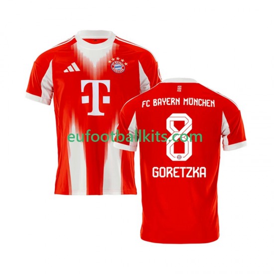 Bayern Munich Leon Goretzka 8 Home Football Shirts 2025-2026 Men LS