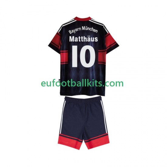 Bayern Munich Matthas 10 Retro Home Football Shirts 1997 1999 Kids LS