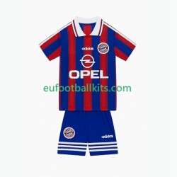 Bayern Munich Retro Home Football Shirts 1995 1997 Kids LS