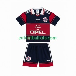 Bayern Munich Retro Home Football Shirts 1997 1999 Kids LS