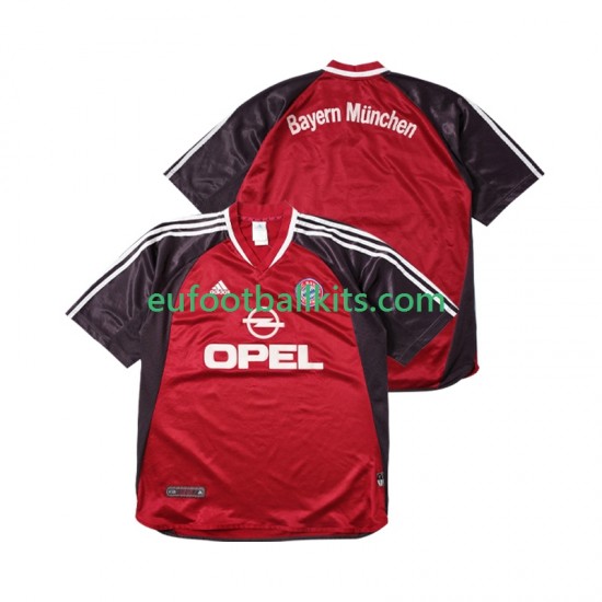 Bayern Munich Retro Home Football Shirts 2001 2002 Men LS