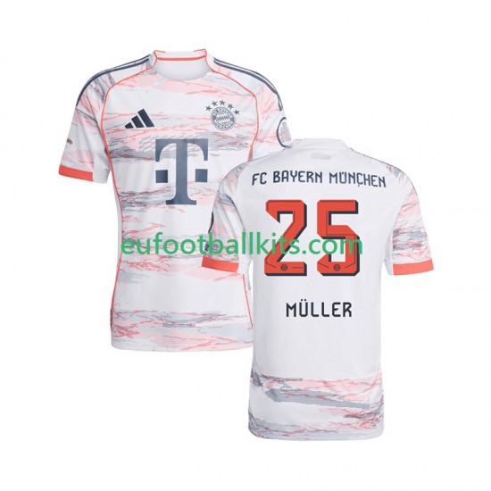 Bayern Munich Thomas Muller 25 Away Football Shirts 2025-2026 Men LS