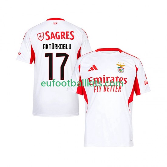 Benfica Kerem Akturkoglu 17 Away Football Shirts 2025-2026 Men LS