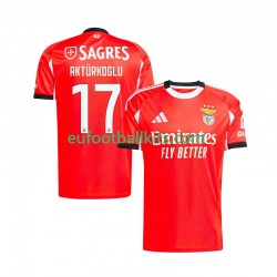 Benfica Kerem Akturkoglu 17 Home Football Shirts 2025-2026 Men LS