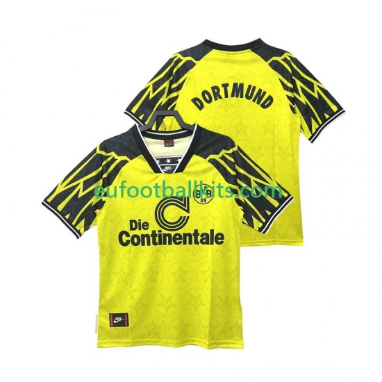 Borussia Dortmund Retro Home Football Shirts 1994 1995 Men LS
