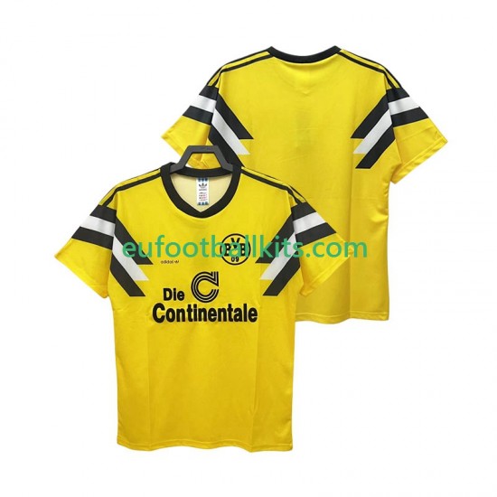Borussia Dortmund Retro Home Football Shirts DFB-POKAL 1989 Men LS