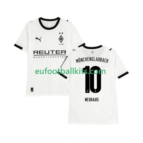 Borussia Monchengladbach Florian Neuhaus 10 Home Football Shirts 2025-2026 Men LS