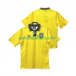 Brazil Retro Home Football Shirts 1991 1993 Men LS