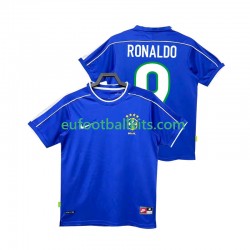 Brazil Ronaldo 9 Retro Away Football Shirts 1998 Men LS