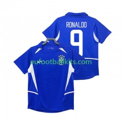 Brazil Ronaldo 9 Retro Away Football Shirts 2002 Men LS