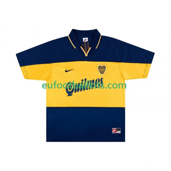 CA Boca Juniors Retro Home Football Shirts 1999 2000 Men LS