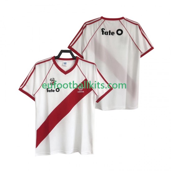 CA River Plate Retro Home Football Shirts 1986 Men LS